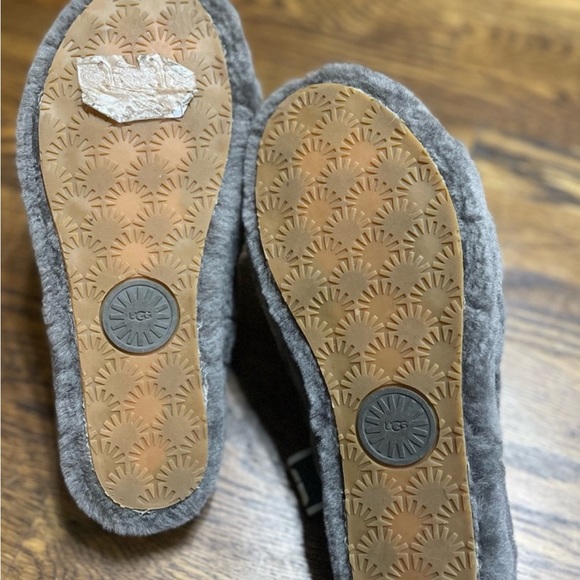 UGG charcoal grey sling back slippers - Picture 4 of 4